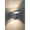 Paulmann Paulmann Wall luminaire LED Cybo square, 2x3W, 10x10cm, white