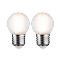 Filamentlamp druppelvorm P45 set van 2 E27 5W 470lm 2700K CRI >80 