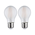 Paulmann Filamentlamp standaardvorm STANDARD LED A60 set van 2 E27 7W 806lm 2700K CRI >80 