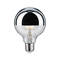 Kopspiegellamp globe DECO GLOBE G95 LED SILVER DIM G95 helder E27 6,5W 600lm 2700K CRI >80 dimbaar