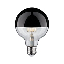 Kopspiegellamp globe DECO GLOBE G95 LED BLACK CHROME DIM G95 helder E27 6,5W 600lm 2700K CRI >80 dimbaar