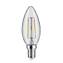 Paulmann LED Filament Candle lamp B35, 230V, E14, 2.6W 2700K 250lm, not dimmable, glass clear