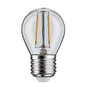 Paulmann LED Filament Drop lamp P45, 230V, E27, 4.8W 6500K 470lm, dimmable, glass clear