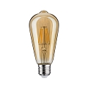 Paulmann LED Filament Edison Lamp ST64, 230V, E27, 6.5W 2500K 680lm, gold glass clear