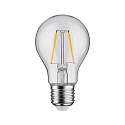 Paulmann LED Deco Filament Pear Lamp ORANGE NonDim, 230V, E27, 1W 2000K 100lm, glass clear
