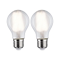 LED lamp peervorm set van 2 E27 7W 806lm 4000K 360� CRI >80 