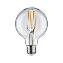 Paulmann Lichtbron filament globe G80 E27 8W 806lm 2700K