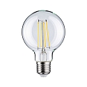Paulmann Lichtbron filament globe G80 E27 8W 806lm 2700K dimbaar