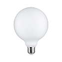 Paulmann filament lamp globe GLOBE G125 WHITE LAMPION V4 smooth G125 matt E27 4,3W 400lm 3000K CRI >80 dimmable