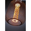 Paulmann LED filament lamp METALLIC GLOW CYLINDER SPIRAL switchable E27 4,2W 200lm 1800K CRI >80 