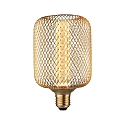 LED gloeilamp METALLIC GLOW CYLINDER SPIRAL schakelbaar E27 4,2W 200lm 1800K CRI >80 