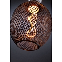 Paulmann LED gloeilamp METALLIC GLOW GLOBE HELIX schakelbaar E27 3,5W 110lm 1800K CRI >80 