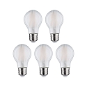 Paulmann LED lamp peervorm set van 5 E27 7W 806lm 4000K CRI 80-89