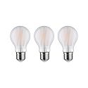 Paulmann LED lamp peervorm set van 3 E27 9W 1055lm 2700K CRI 80-89