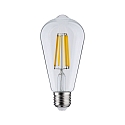 Paulmann Lichtbron Edison peervorm ECO-LINE ST64 FILAMENT schakelbaar ST64 helder E27 4W 840lm 3000K 360� CRI >80  helder