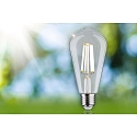 Paulmann Lichtbron Edison peervorm ECO-LINE ST64 FILAMENT schakelbaar ST64 helder E27 4W 840lm 4000K 360� CRI >80  helder