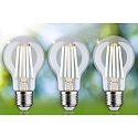 Paulmann filament lamp standard ECO-LINE AGL set of 3, switchable A60 clear E27 3x 4W 840lm 3000K 360� CRI >80  clear