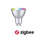 Paulmann WIFI LED Smart gloeilamp RGBW ZigBee aanstuurbaar GU10 4,8W 350lm 2200-6500K 38� CRI 80-89 dimbaar