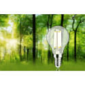 Paulmann filament lamp drop ECO-LINE DROP switchable P45 clear E14 4W 840lm 4000K 360� CRI >80  clear