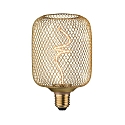 LED gloeilamp METALLIC GLOW CYLINDER 3-STEP DIM E27 4W 180lm 1800K CRI >80 dimbaar