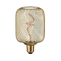 Paulmann LED gloeilamp METALLIC GLOW CYLINDER 3-STEP DIM E27 4W 180lm 1800K CRI >80 dimbaar