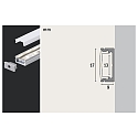 Paulmann Profiel YOURLED STRIP BASE met omslag, aluminium ge�loxeerd, satijn