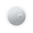 mirror with lighting MIRRA LED � 60CM . INK. 3X ZOOM round, with cosmetic mirror IP44, white dimmable