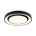 wall and ceiling luminaire RAINBOW DYNAMIC large, tunable white, RGB IP20, black, white dimmable