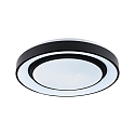 wall and ceiling luminaire RAINBOW DYNAMIC large, tunable white, RGB IP20, black, white dimmable