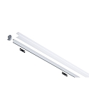 Paulmann Profiel YOURLED STRIPE met omslag, aluminium ge�loxeerd, grijs, satijn