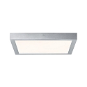 LED Ceiling luminaire LUNAR LED Wall luminaire, 400x400mm, 21,8W, 230V, chrome matt