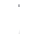 Paulmann Paulmann LED Pendant luminaire Gutta brushed aluminum, 1 flame 1x 7W