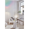 Paulmann Paulmann LED Pendant luminaire Gutta brushed aluminum, 1 flame 1x 7W
