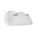 Paulmann Wandarmatuur SABIK LED up down, met lensoptiek IP44, wit mat dimbaar