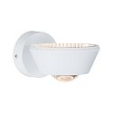 Paulmann Wandarmatuur SABIK LED up down, met lensoptiek IP44, wit mat dimbaar