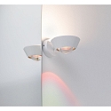 Paulmann Wandarmatuur SABIK LED up down, met lensoptiek IP44, wit mat dimbaar