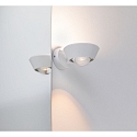 Paulmann Wandarmatuur SABIK LED up down, met lensoptiek IP44, wit mat dimbaar