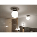 Paulmann Wand- en plafondarmatuur GOVE IP44, chroom, mat 