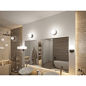 Paulmann Wand- en plafondarmatuur GOVE IP44, chroom, mat 