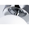 Paulmann Wand- en plafondarmatuur GOVE IP44, chroom, mat 