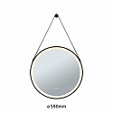 Paulmann mirror with lighting MIRRA � 60CM round, CCT Switch, with touch dimmer, with tape, with heating function IP44