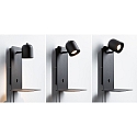 Paulmann Leesarmatuur MALENA met USB-aansluiting GU10 IP20, zwart 