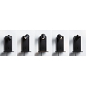 Paulmann Leesarmatuur MALENA met USB-aansluiting GU10 IP20, zwart 