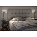 Paulmann Leesarmatuur SERRA LED met USB-aansluiting, links IP20, zwart, wit dimbaar