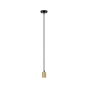 Pendelarmatuur RAVI IP44 instelbaar E27 IP44, goud, zwart