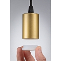 Paulmann Pendelarmatuur RAVI IP44 instelbaar E27 IP44, goud, zwart