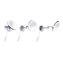 Paulmann Spiegel met verlichting MASUA IP44 - 3X ZOOM 3-voudig, rond, met flexibele arm, CCT Switch, kantelbaar IP44 / IP20, chroom 