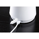 Paulmann battery table lamp ONZO with USB connection, with touch dimmer IP44, glossy, white dimmable