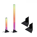 Paulmann Lichtbalk BASE set van 2, verticaal, zwart