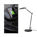 Paulmann LED Table lamp NUMIS with Qi charging functionn, 11W Tunable White, dimmable, black